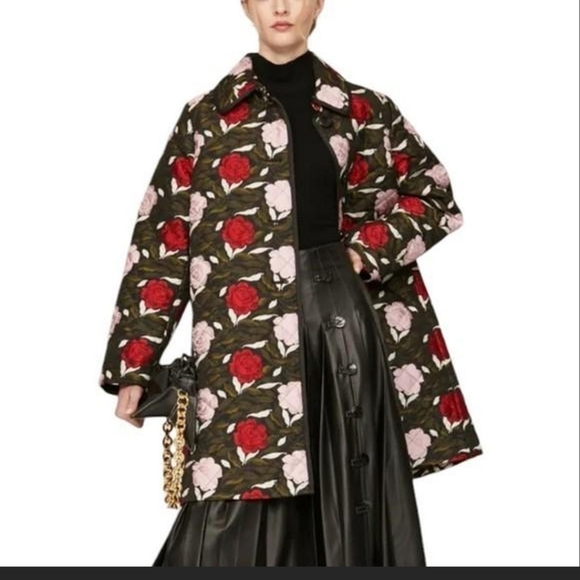 Floral Women's Coat - Picture 1 of 3